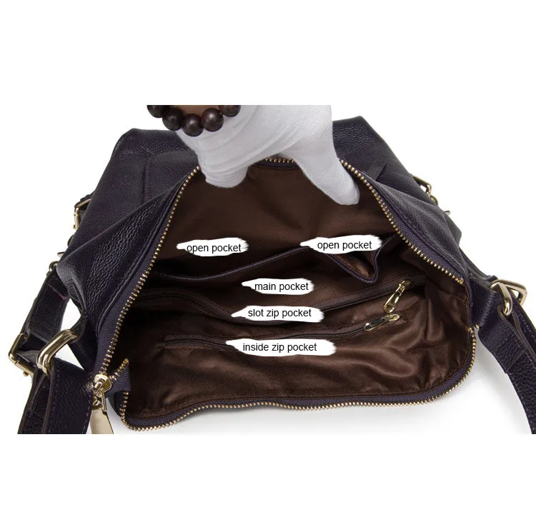 Натуральная воловья кожа рюкзак через плечо, женская сумка через плечо из натуральной кожи, модные женские школьные сумки через плечо A271