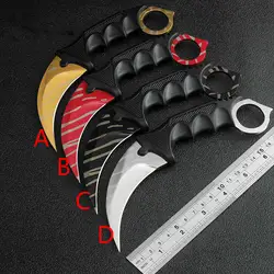 Новые CS024 karambit нож открытый кемпинг инструменты тактические охотничий нож Rescue выживания Ножи с пластиковой Sheat