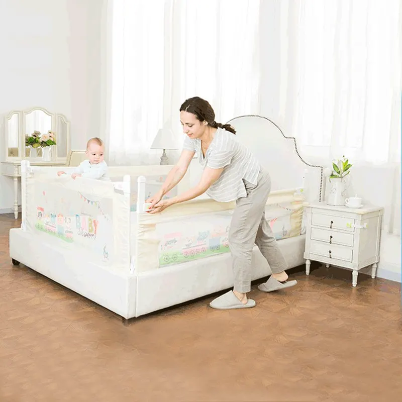 

Safety For Security Fence All Cot Bed Children Fit Playpen Baby Bed Guardrail Bed Upgrade For Type Rail