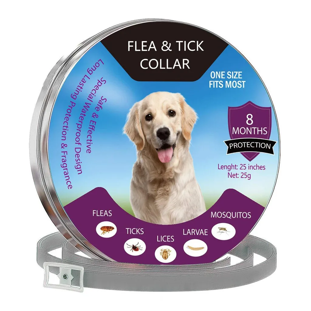 Pro Guard Flea And Tick Collar For Dogs Pets Proeessional dog leash retractable for smll large ...