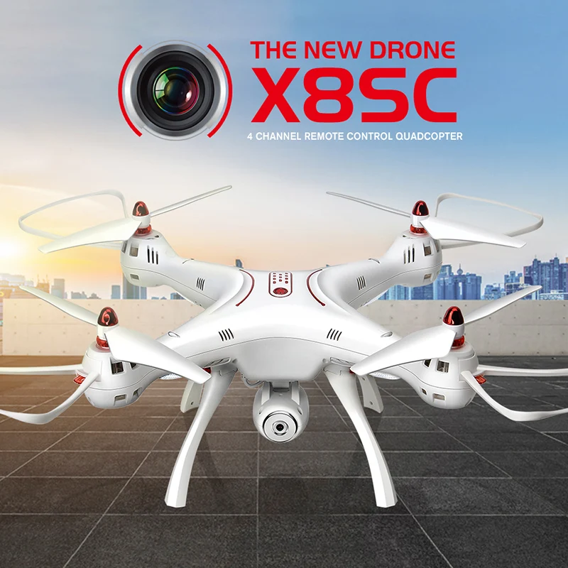 SYMA официальный с HD камерой X8SC Радиоуправляемый Дрон 2MP 4CH пульт дистанционного управления Дрон Радиоуправляемый вертолет фиксированный высокий Квадрокоптер летательные аппараты дроны