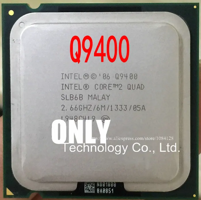 Core 2 Quad Q9400 Процессор процессор(2,66 ГГц/6 м/1333 ГГц) Socket 775 Настольный Процессор