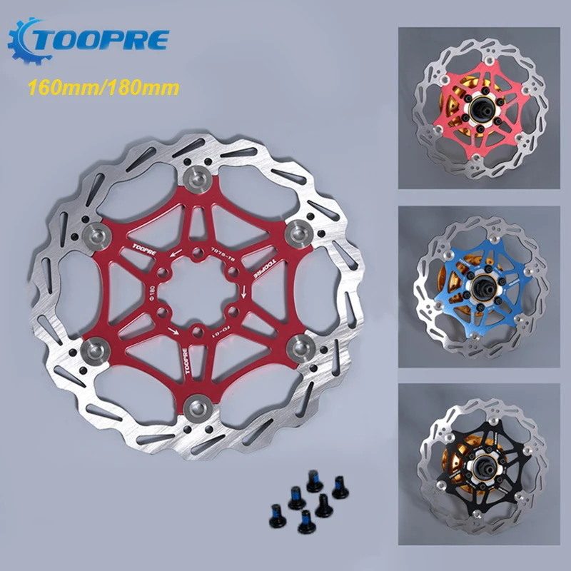 

Cycling Bicycle Disc Brake 160mm 180mm Ultralight Cooling Mountain Road Bike Hydraulic Floating Brake Disc Rotors Bike Parts