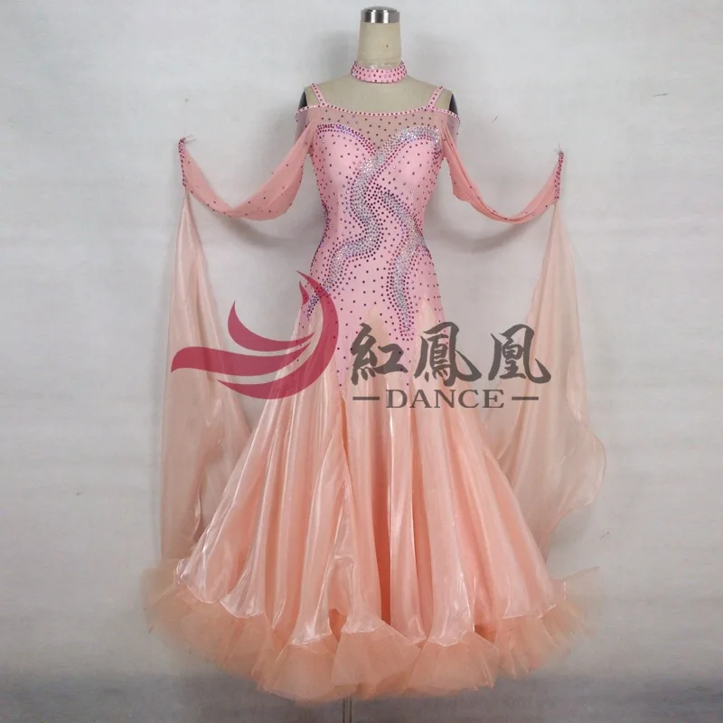 

High-end International Standard Ballroom Smooth Dance Competition Dress, /Ballroom Standard Tango Waltz Dance Dress