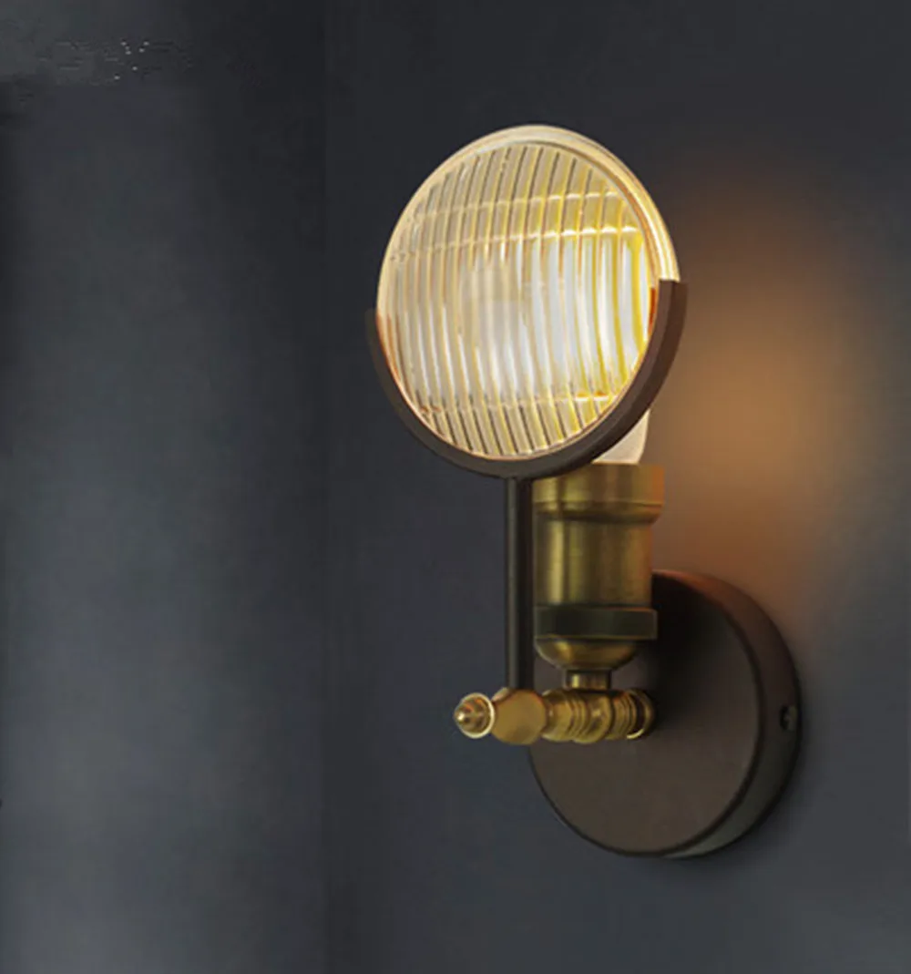 LED wall lights living room lights channel balcony entrance lamp copper