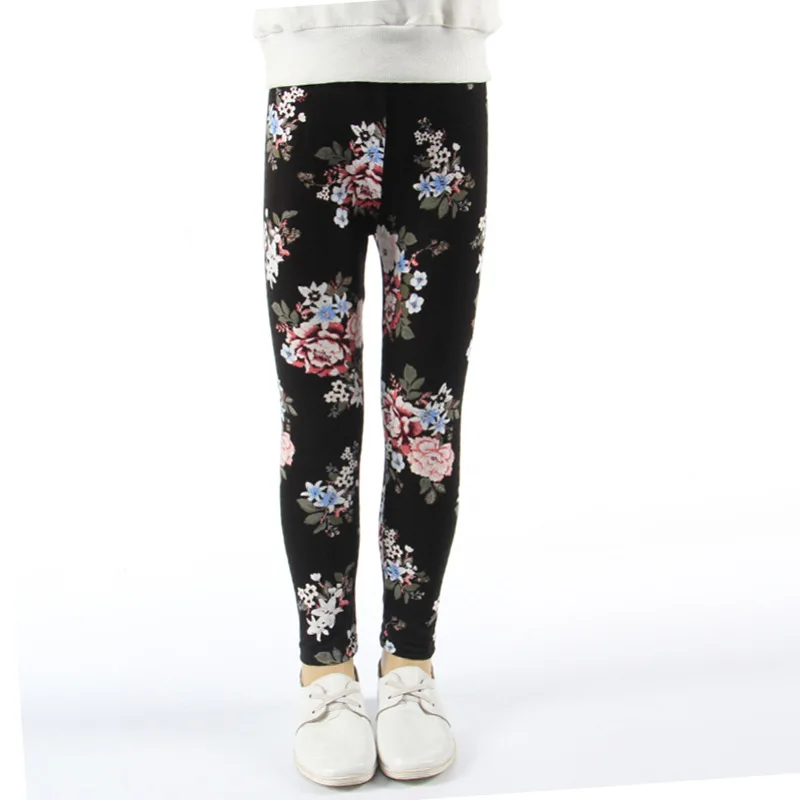Spring and Summer Fashion Cotton Baby Girls Leggings Printed Children Pants Colorful Kids Trousers For Height 80-160cm 