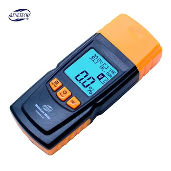 

BENETECH GM610 Wood Moisture Meter 2Pins Humidity Tester Timber Damp Detector Hygrometer Range 0~70% Digital LCD Display