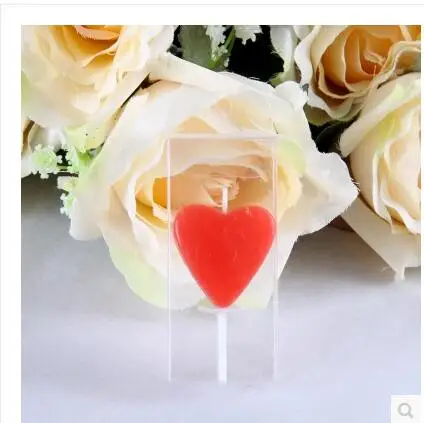 

Large red love candle special birthday proposal digital letters creative cake decoration that romantic