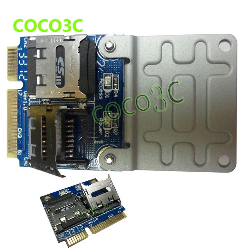 SD//SDHC//Micro SD TF Flash Card to ZIF Reader Adapter as SSD
