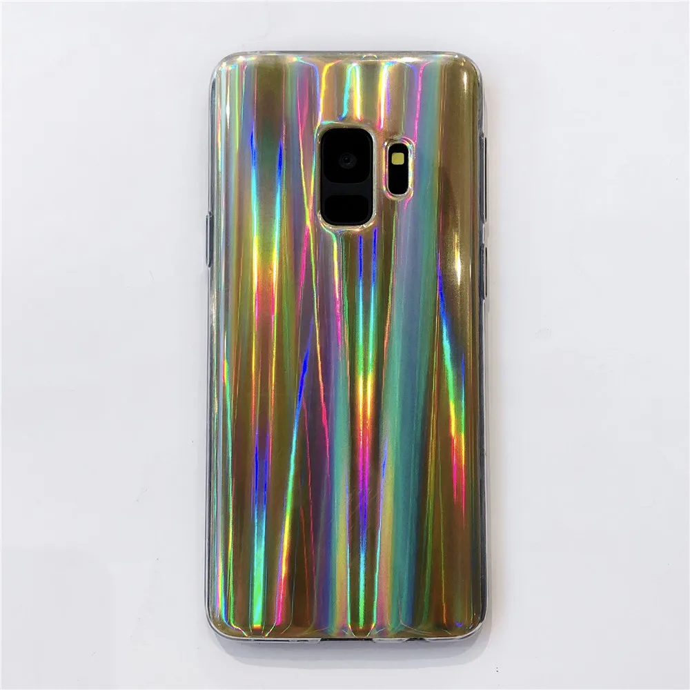 Case For Samsung Galaxy S9 S8 Plus Note 8 A3 A5 2017 Cover Aurora Colorful Glitter Soft Case For Samsung J2Pro J4 J6 2018 A6 A8  (6)