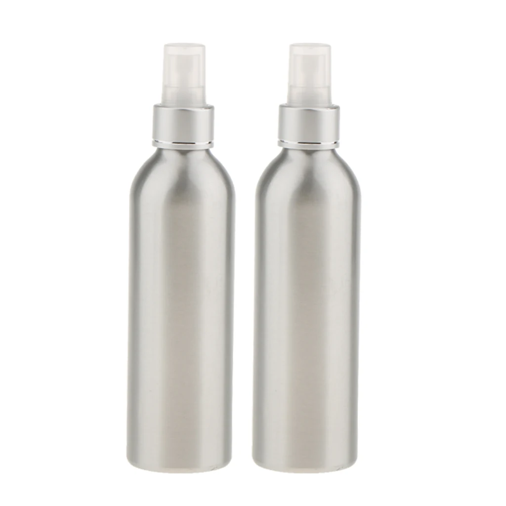 

2 Pieces Aluminum Mist Spray Perfumes Bottle Makeup Liquid Atomizer 250ml/8.8 Oz - Refillable Bottles & Accessories