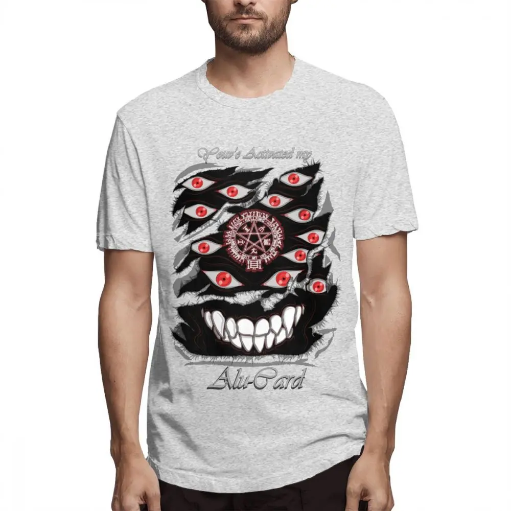 Alucard футболки унисекс вы активировали мой Alu карта Футболка Harajuku Camiseta органический хлопок BONADIAO Футболка Топ дизайн