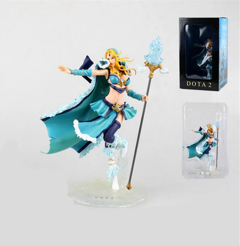  HOT Game DOTA 2 Crystal Maiden PVC Action Figure Collectible Model Toy 22cm