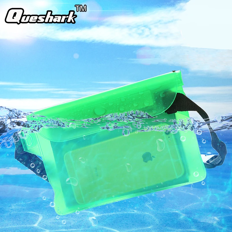 

Waterproof Dry Waist Pack Outdoors Swimming Drifting Waterproof Pouch Dry Bag PVC Waist Phone Cover Storage Protective Bag