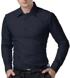 Коллекция 2012 года новые мужские Роскошные Формальные повседневное стрейчевый облегающий платье рубашка Топы корректирующие