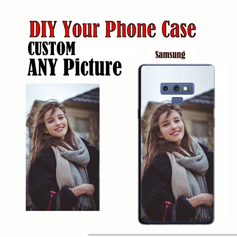 

Custom Design DIY Transparente Silicone Case Cover Customized Printing Cell Phone Case For Samsung S8 S9 S10PLUS Note8 9 A8 2018