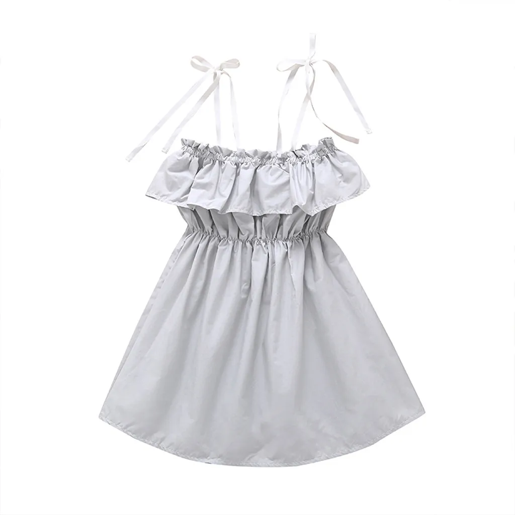 

Kids Dresses For Girls Toddler Kids Baby Girl Clothes Princess Sleeveless Ruffle Suspender Dress Outfit Baby Girl Clothes