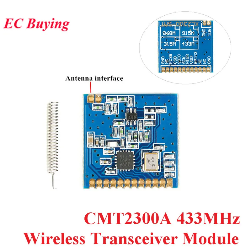 Беспроводной трансивер LoRa CMT2300A SI4438/SI4432 433 МГц радиочастотный передатчик приемник