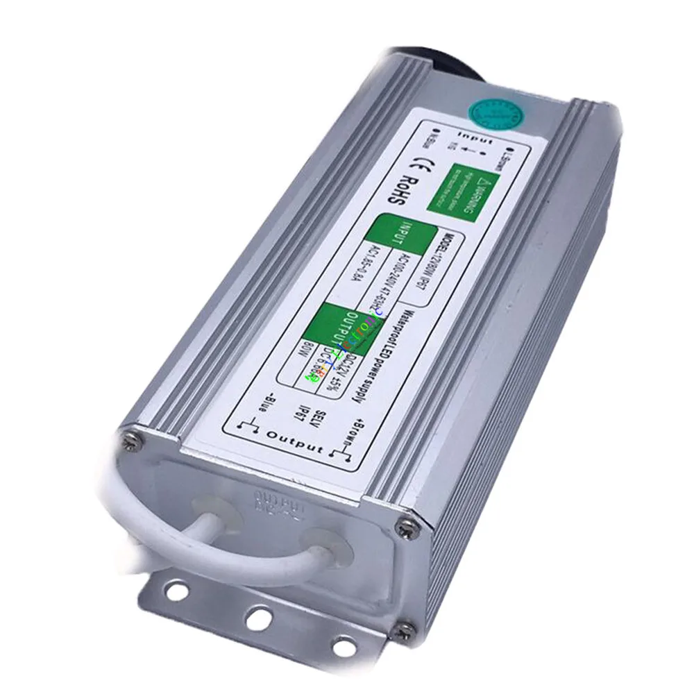 Продажа Оптовая и розничная продажа 5 шт. 12 В 6.7a 80 Вт AC DC водителем переключатель адаптер питания Трансформатор светодиодные полосы бесплатная доста...