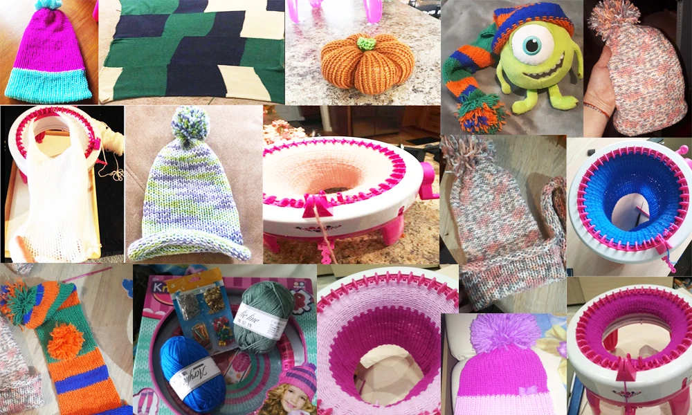 40 позиций иглы большой ручного вязания ткацкий станок вязать DIY шарф шляпа детские развивающие игрушки рождественские подарки