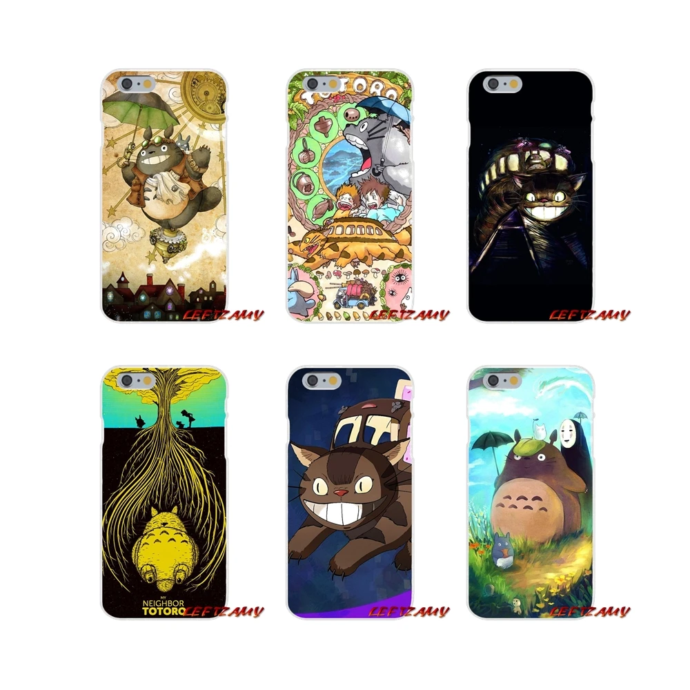 Аксессуары чехлы для телефонов Чехлы iPhone X XR XS MAX 4 4S 5 5S 5C SE 6 6S 7 8 Plus Totoro Mononoke Studio Ghibli