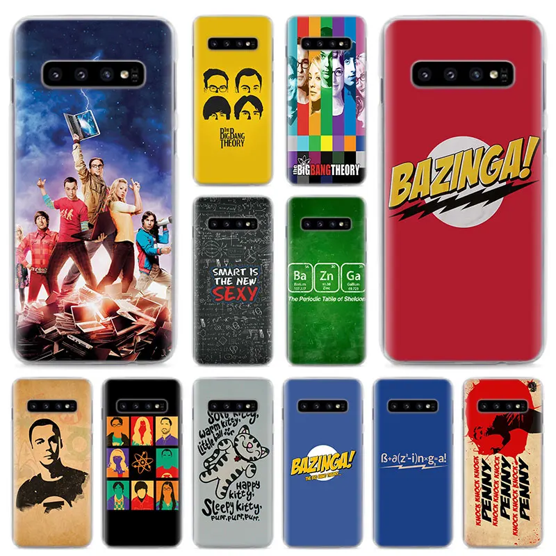Чехол для телефона с логотипом bazinga The Big Bang(1) для samsung Galaxy S10e S10 S8 S9 Plus M10 M20 M30 A50 S6 S7 Edge, Жесткий Чехол cov