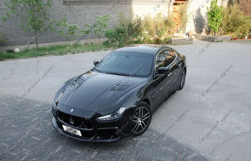 2014-2016 Maserati Ghibli Aspec Style Hood Bonnet CF (20)