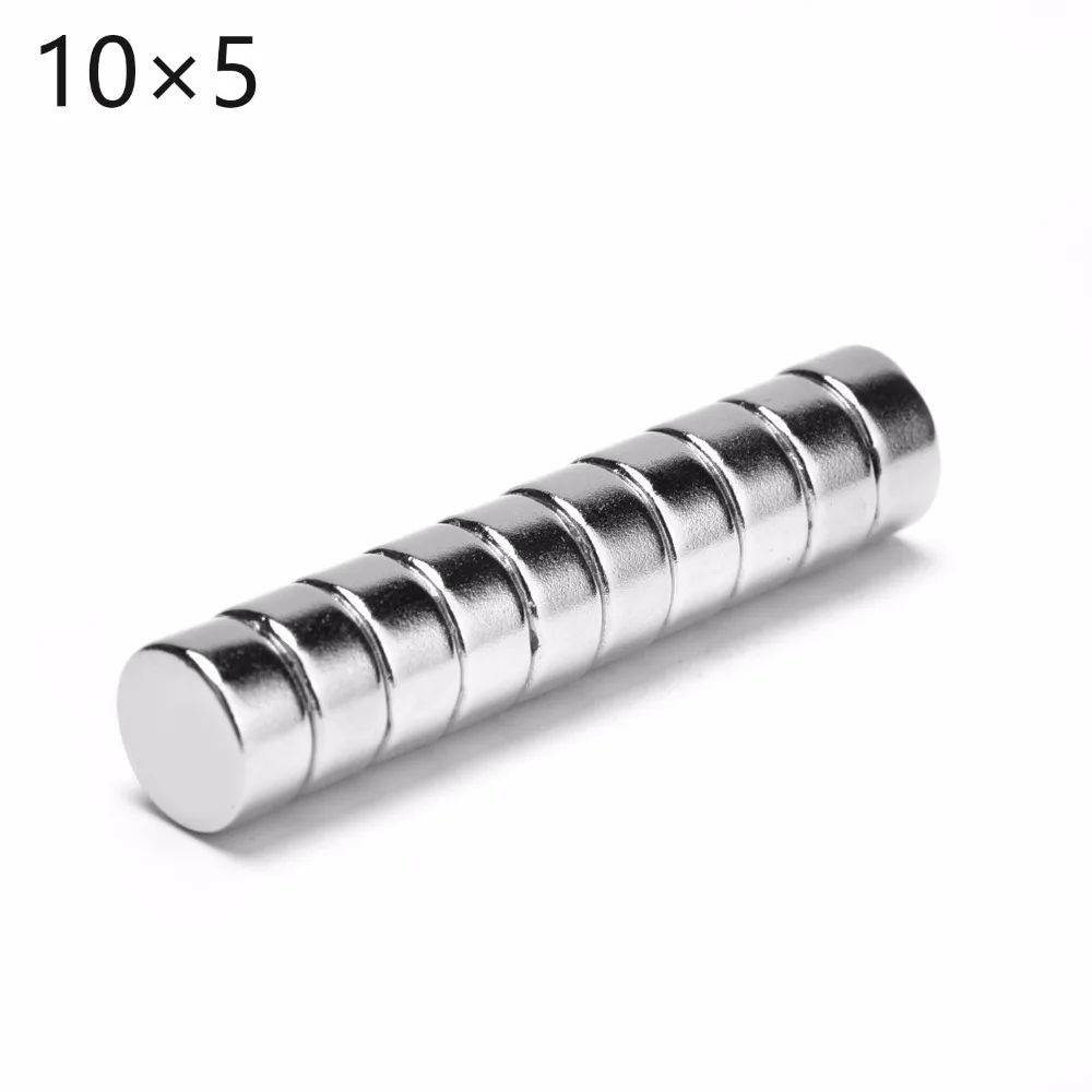 10 pc 10mm x 5mm super strong puissant permanet aimant de terre rare