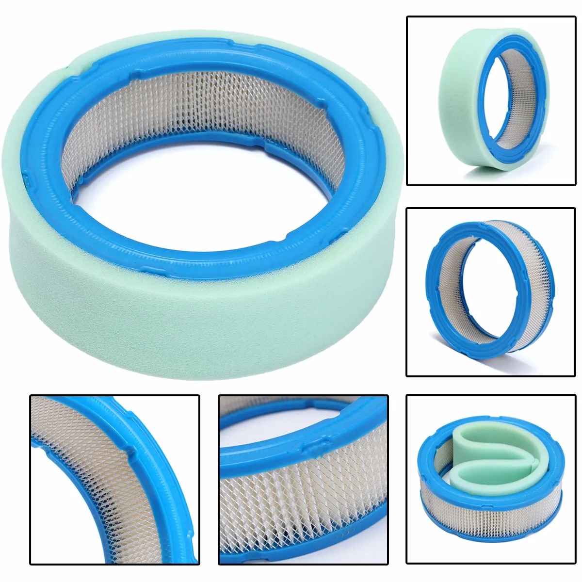 2 piezas de filtro de aire esponja para Briggs Stratton 394018, 394018 S 392642 automóviles filtro césped partes exteriores
