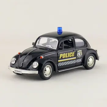 

RMZ City/1:36 Diecast toy model/Volkswagen Classical Beetle Police/Educational Pull Back Car For children's gift or collection