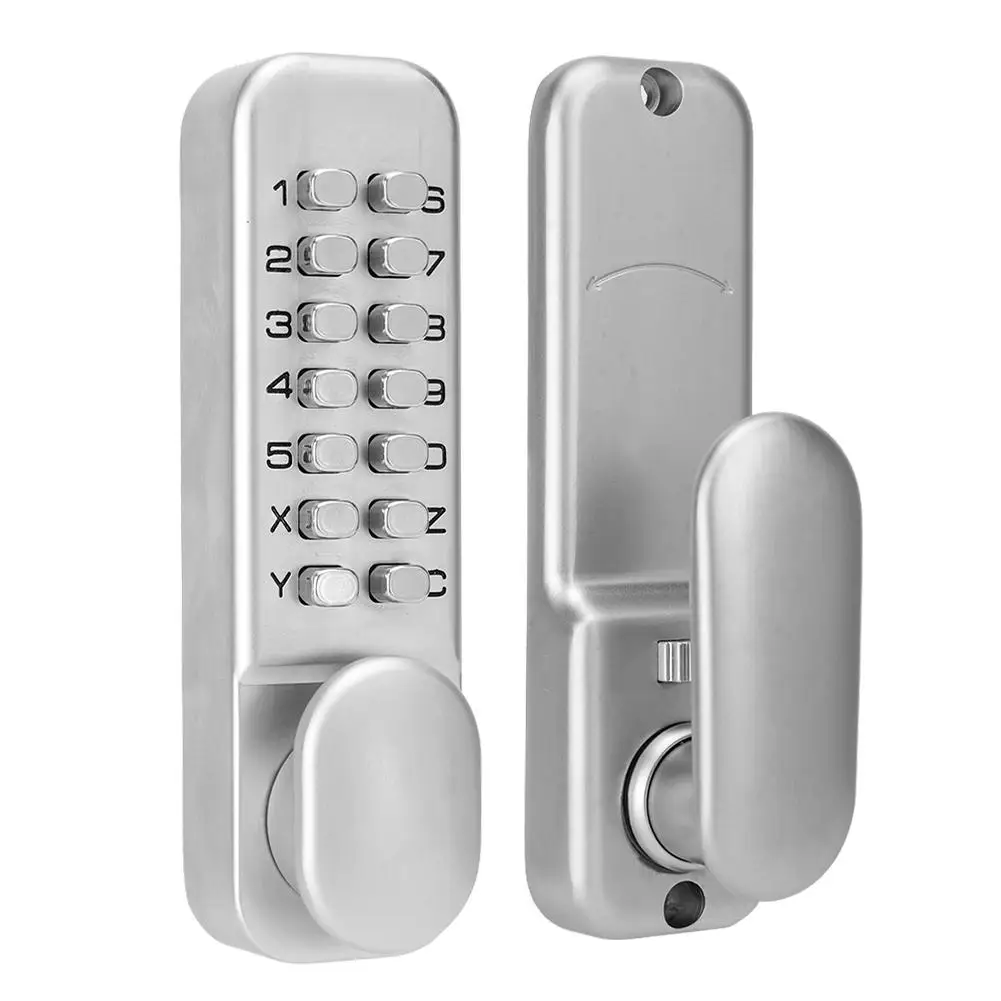 Водонепроницаемый безопасный дверной замок без ключа, механический комбинированный пароль, противопожарный дверной замок с клавиатурой для домашнего офиса, цифровой