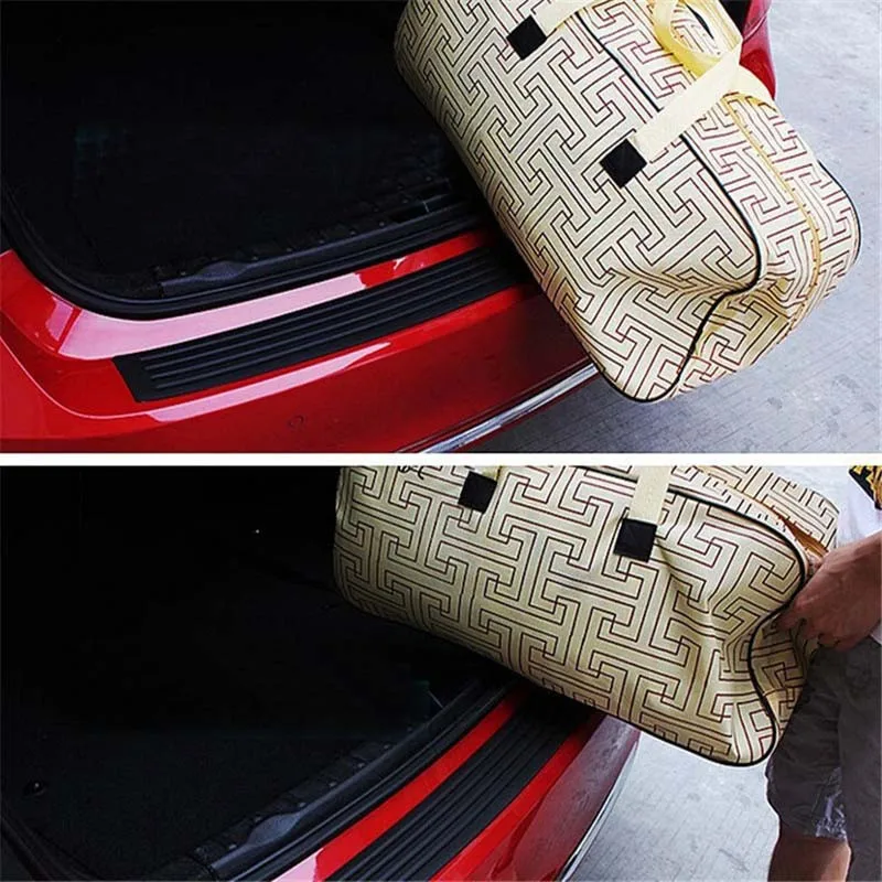 Автомобильный задний багажник бампер Защитная крышка порога против потертостей Накладка для Nissan Teana Livina March Geniss Juke Almera аксессуары для стайлинга автомобилей