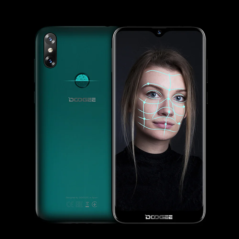 Doogee Y8 3 Гб оперативной памяти 16 встроенной распознавания лиц и функцией
