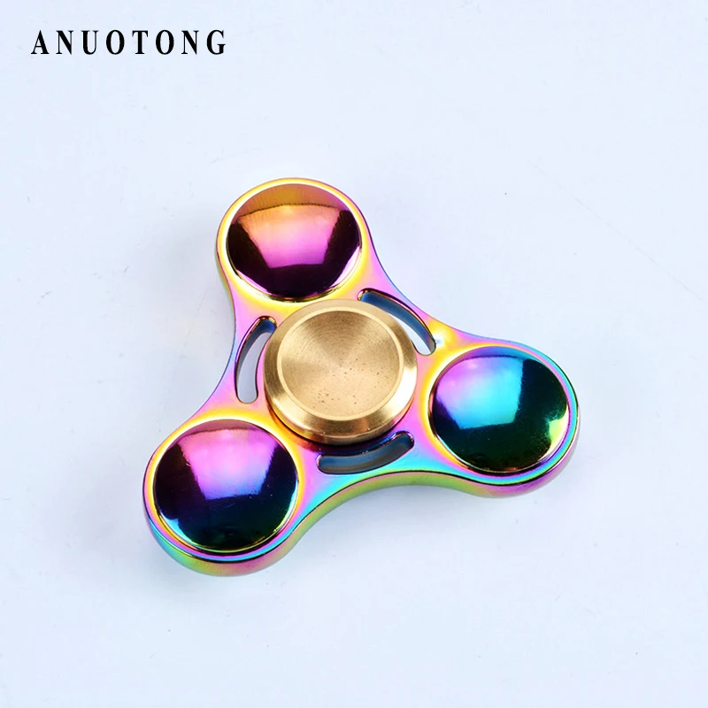 

Trefoil gyro  Hand spinner Colorful Tri-Spinner Fidget spinner toy metal EDC Fidget spinner metal For Autism and ADHD toy