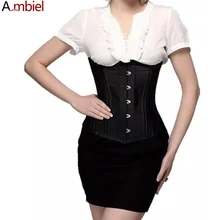 24 Steel Bone Waist Corsets Waist Corset 6xl Steampunk Gothic Clothing Corpet Underbust Corselet espartilho