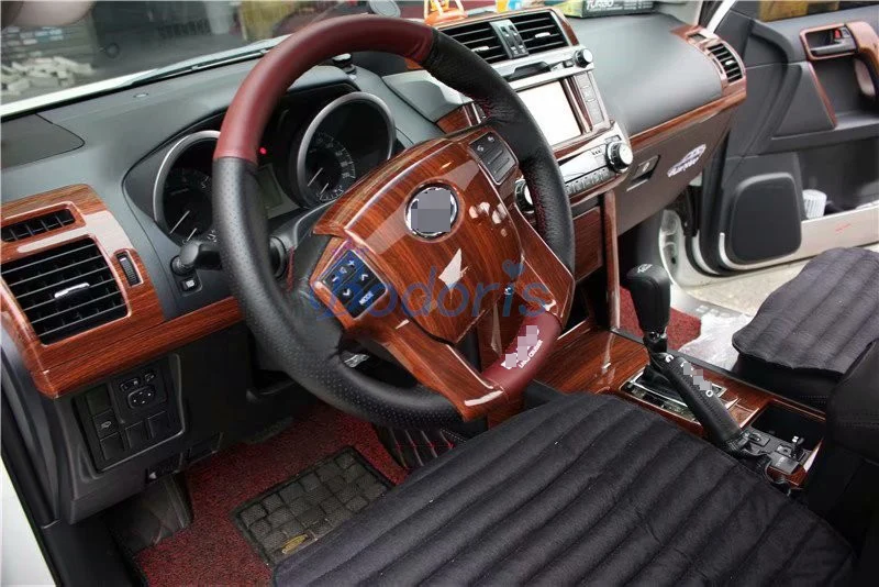 Аксессуары для Toyota Land Cruiser 150 Prado LC150 FJ150 2010-2017 внутренняя деревянная цветная