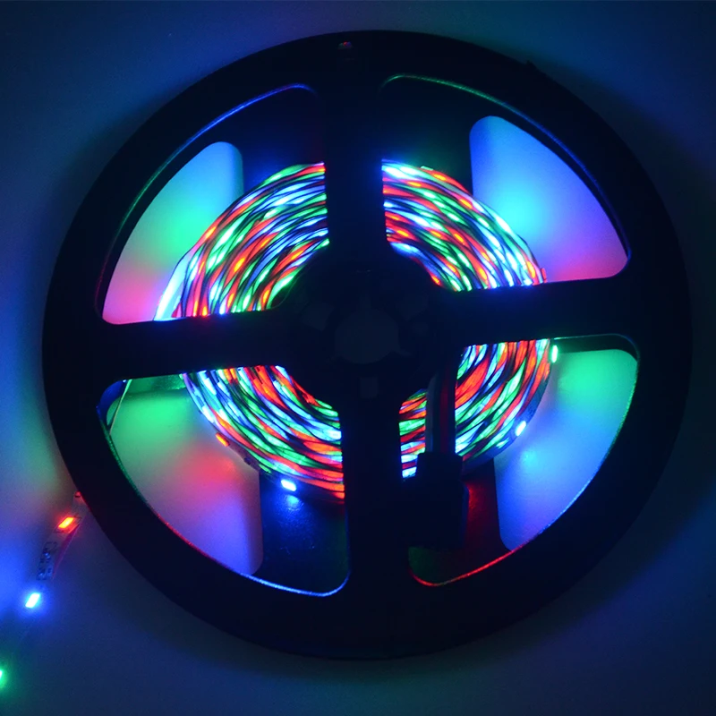 Светодиодная лента Foxanon 5 м 300 светодиодов RGB tira 3528 DC12V 60 светодиодов/м|Светодиодные