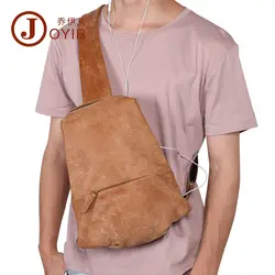 Joyir для мужчин модные пояса из натуральной кожи поясная сумка Универсальный человек Винтаж однотонная одежда зарядка через USB порт