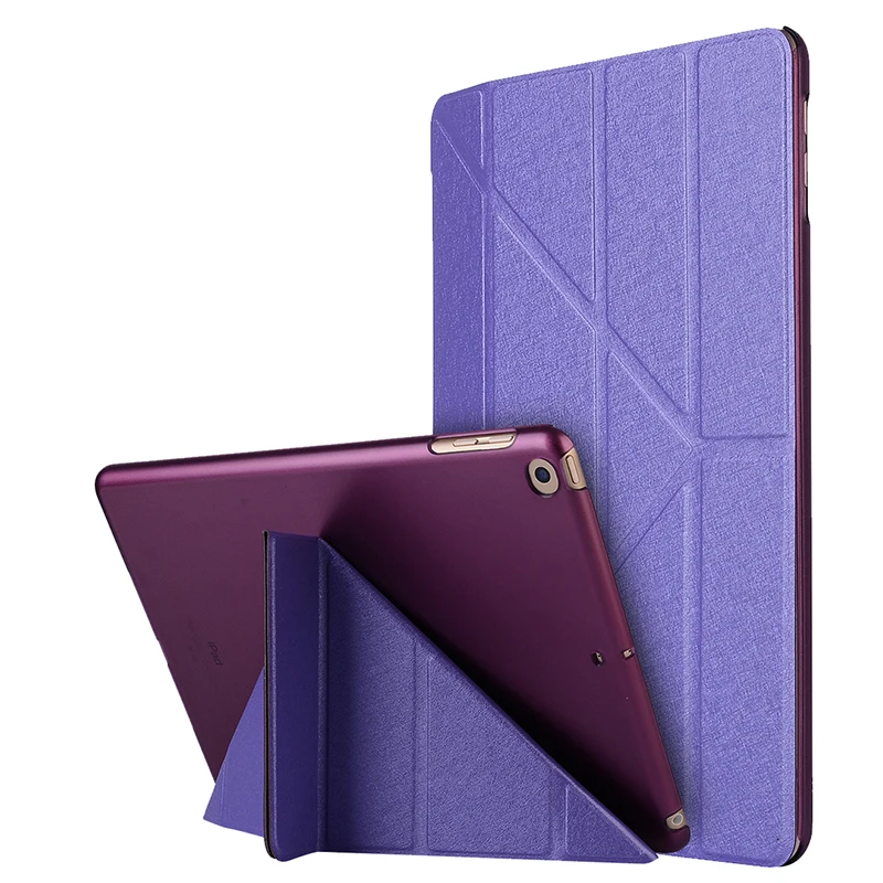 Чехол для iPad 9 7 дюйма 2017 / Air ультратонкий кожаный жесткий чехол ПК