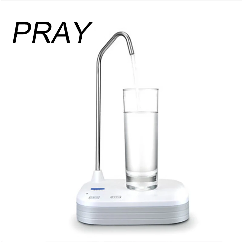 

PRAY Barrelled water dispense barrel electric water pump drinking fountain Rechargeable batteries water suction table bucket use