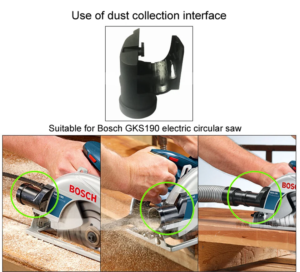 Gks190 Electric Circular Saw Dust 