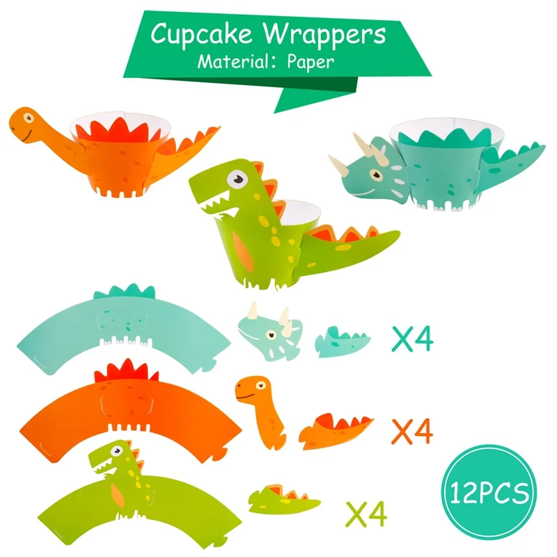 Cupcake Wrapper 2 FENGRISE воздушные шарики в виде животных для вечеринки в стиле сафари джунгли вечерние тема на день рождения джунгли вечерние шары на день рождения Декор Детские воздушные шары ко дню рождения - Цвет: Cupcake Wrapper 2