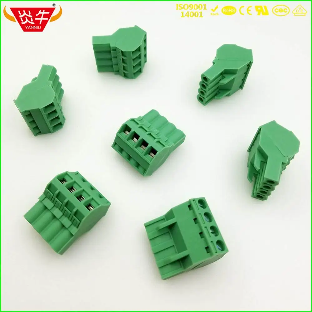 KF2EDGKL-5.08-10P 2 EDGKL 5 08 мм 10PIN PCB разъем наклона лица подключаемый плагин клеммные блоки