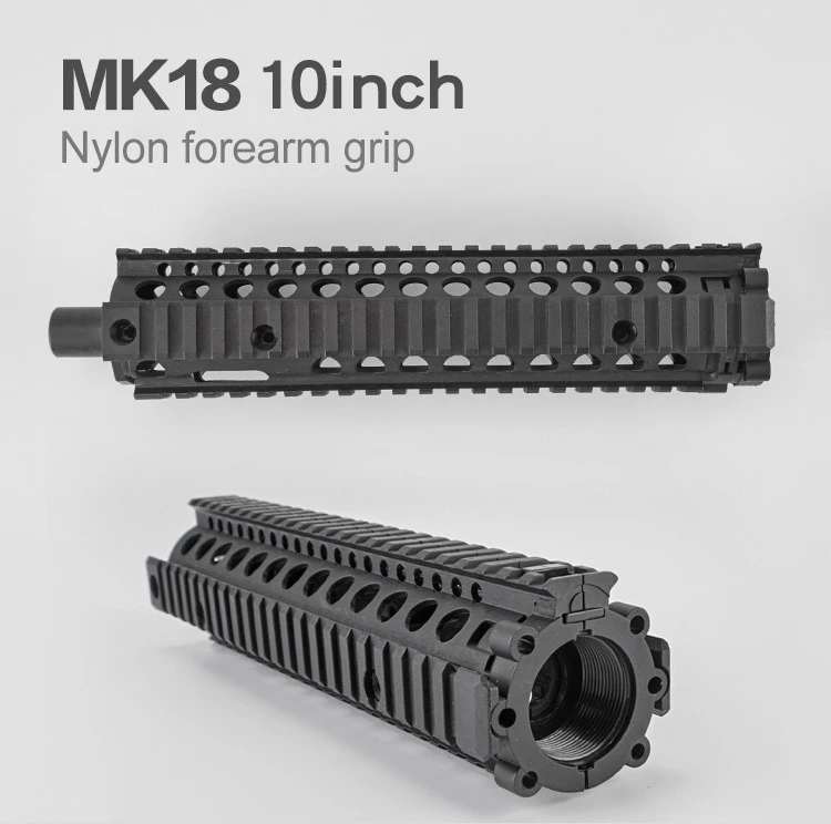 

10 inch Airsoft MK 18 Nylon Forearm Grip For Most Toy Rifles Screw Cable M4 Refitting Parts Outdoor Hunting Accessory