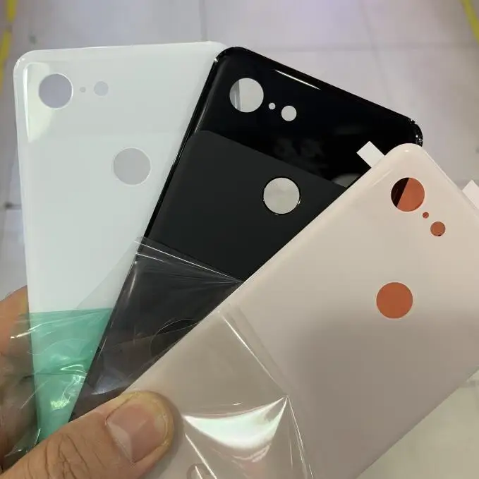 Оригинальная Белая Крышка батарейного отсека для Google Pixel 3 XL замена стеклянного