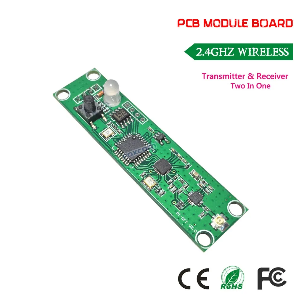 100 шт. Бесплатная доставка печатной платы Беспроводной DMX512 трансивер pcb совета встроенный освещения консоли dmx512 Беспроводной борту