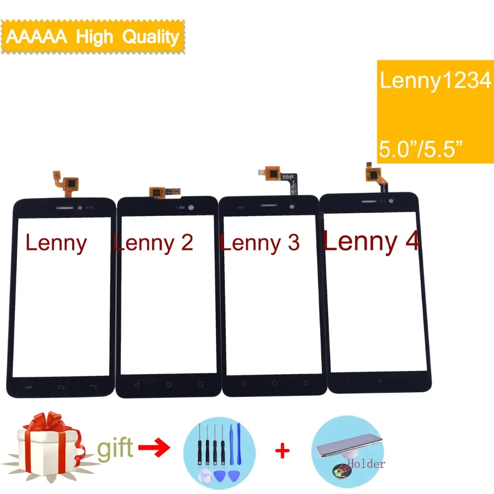 Сенсорный экран для Wiko Lenny 2 3 4 Сенсорная панель дигитайзер стеклянный сенсор Touch