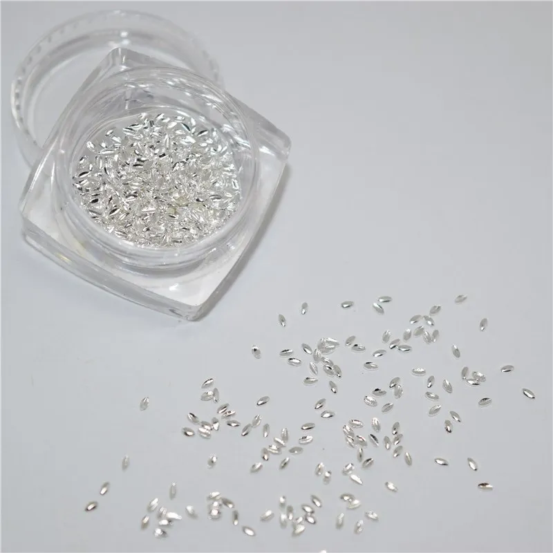 500psc Mixed Alloy Glitter 3D letter Nails Art Jewelry Decorations