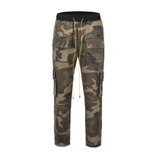 QoolXCWear Camouflage button drawstring Cargo Pants Pocket Mens Casual Jogger Streetwear Hip Hop Streetwear Trousers Male QoolXCWear Camouflage button drawstring Cargo Pants Pocket Mens Casual Jogger Streetwear Hip Hop Streetwear Trousers Male