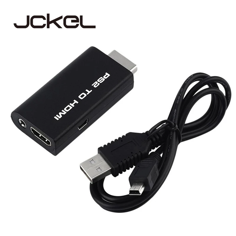 

JCKEL for PS2 to HDMI Video Adapter Switcher Converter Game Player HDMI Connector with 3.5mm Audio Support 480i 576i 480P HDTV